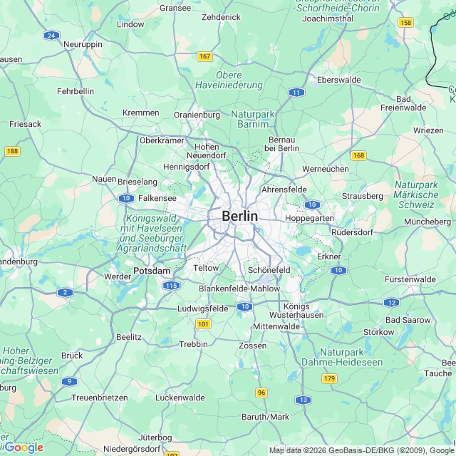 Karte von Berlin Schöneberg