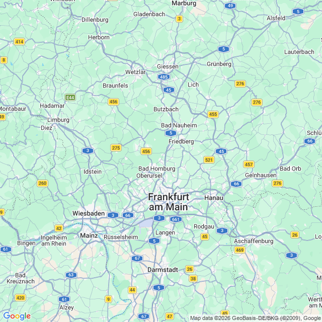 Karte von Friedrichsdorf