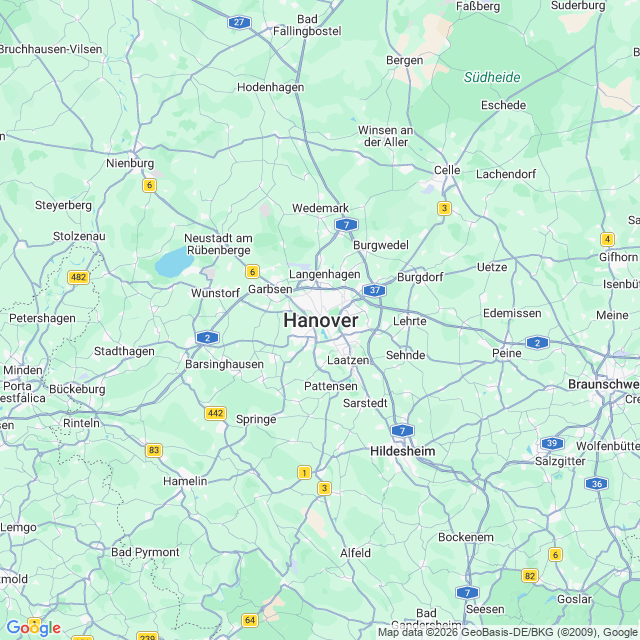 Karte von Hannover