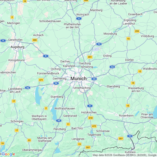 Karte von München