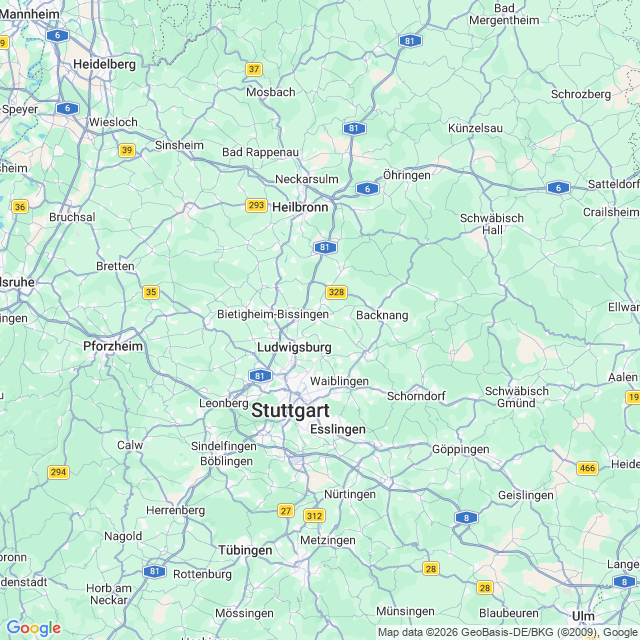 Karte von Marbach